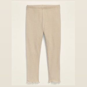 Rib - knit toddler leggings